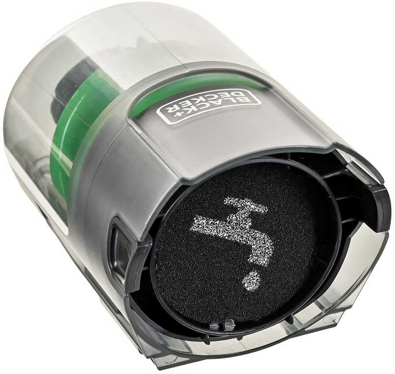 Black & Decker Juodas & Decker REVSV18D1 lazdinis dulkių siurblys/elektrinė šluota 2 viename lazdinis dulkių siurblys Baterija Sausas Bemaišis 0.5 L 36 W Žalias, Baltas 2 Ah