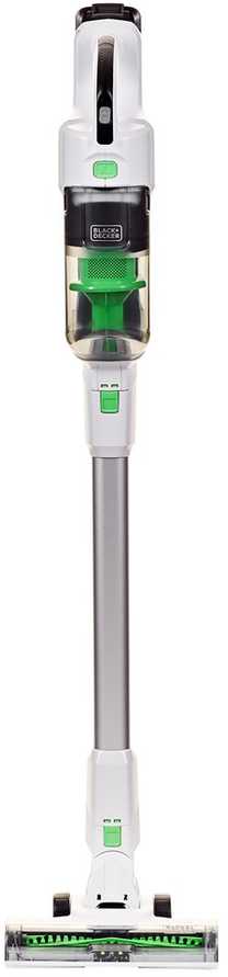 Black & Decker Juodas & Decker REVSV18D1 lazdinis dulkių siurblys/elektrinė šluota 2 viename lazdinis dulkių siurblys Baterija Sausas Bemaišis 0.5 L 36 W Žalias, Baltas 2 Ah