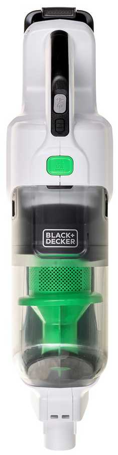 Black & Decker Juodas & Decker REVSV18D1 lazdinis dulkių siurblys/elektrinė šluota 2 viename lazdinis dulkių siurblys Baterija Sausas Bemaišis 0.5 L 36 W Žalias, Baltas 2 Ah