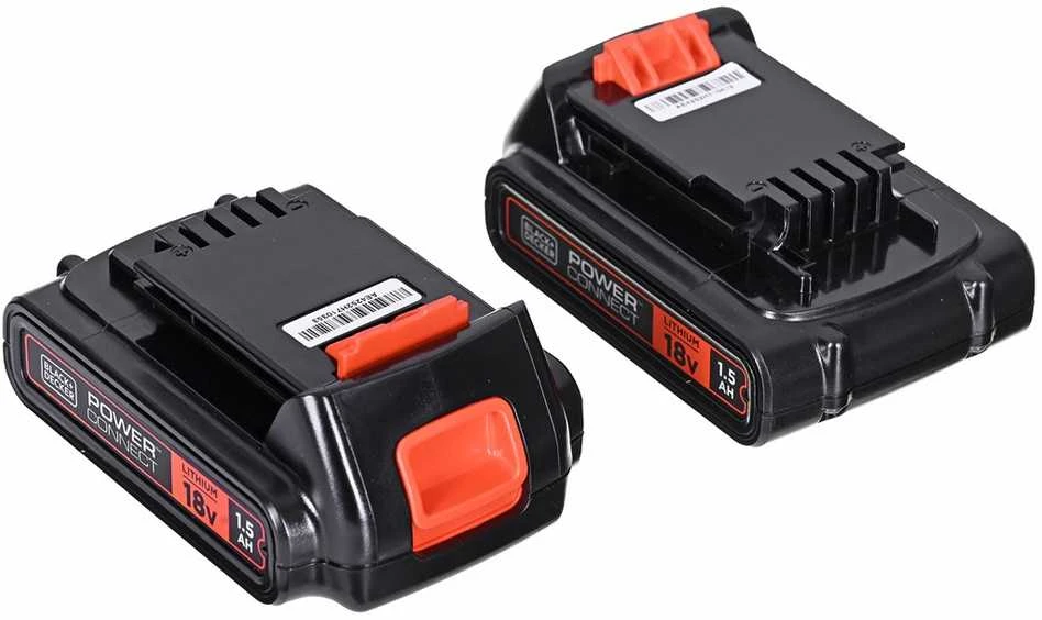 Akumuliatorinis gręžtuvas-suktuvas Black & Decker BDCDC18BAFC + 2x1.5Ah + antgalių rinkinys