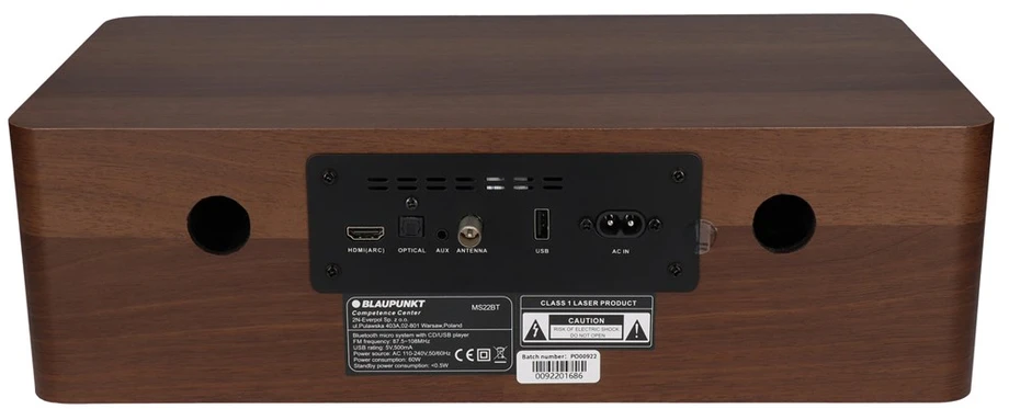 Muzikinis centras Blaupunkt MICRO TOWER WITH BLUETOOTH MS22BT