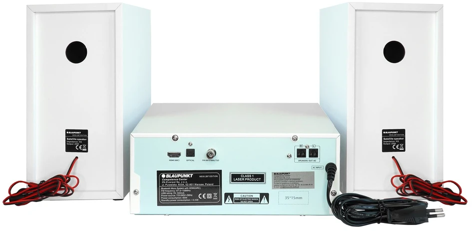 Muzikinis centras Blaupunkt Microphone MS30.2BT Edition CD USB