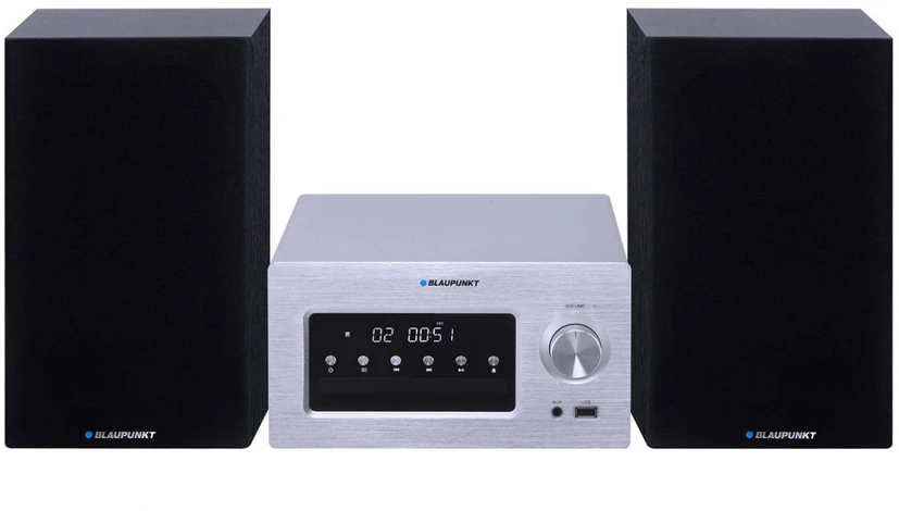 Muzikinis centras Garsiakalbis - Blaupunkt MS70BT 140W Laidinis ir Belaidis Juodas/Pilkas