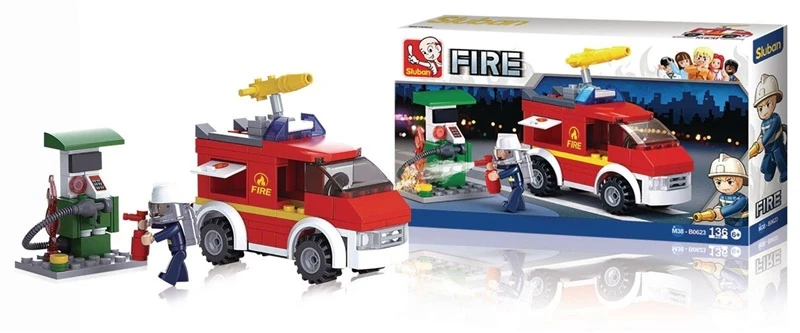 Konstruktorius Sluban Fire, M38-B0623, 136 vnt.