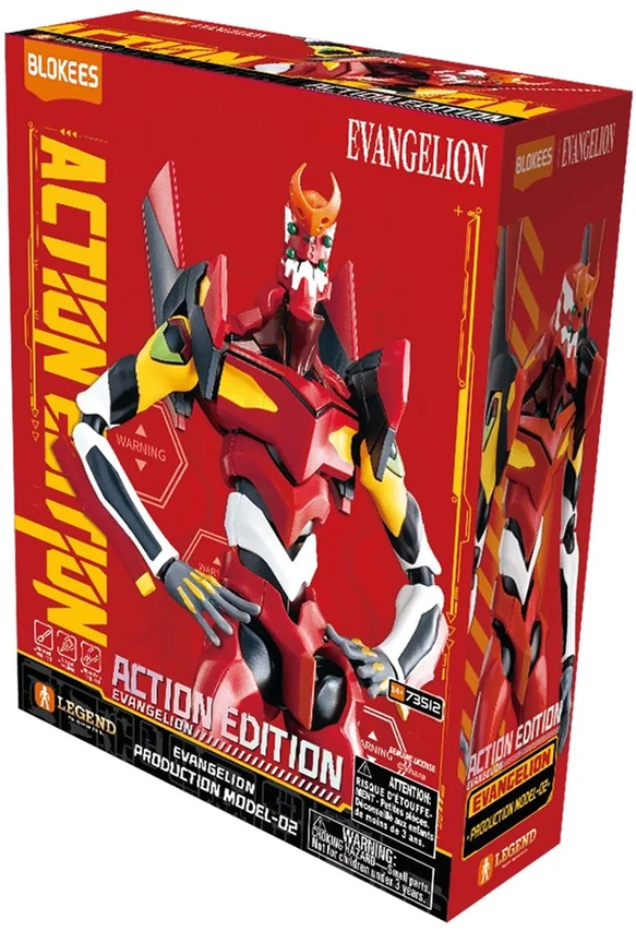 Blokees Evangelion Production Model-02 surenkamas plastikinis modelis