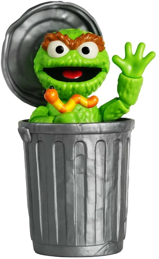 BLOKEES SESAME STREET FIGURES prieš ŠALDYMĄ S1 - OSKARAS
