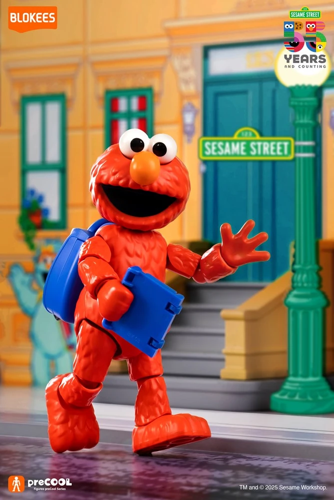 Blokees SESAME STREET KALADĖLIŲ FIGŪRĖLĖS, PRECOL S2 - ELMO