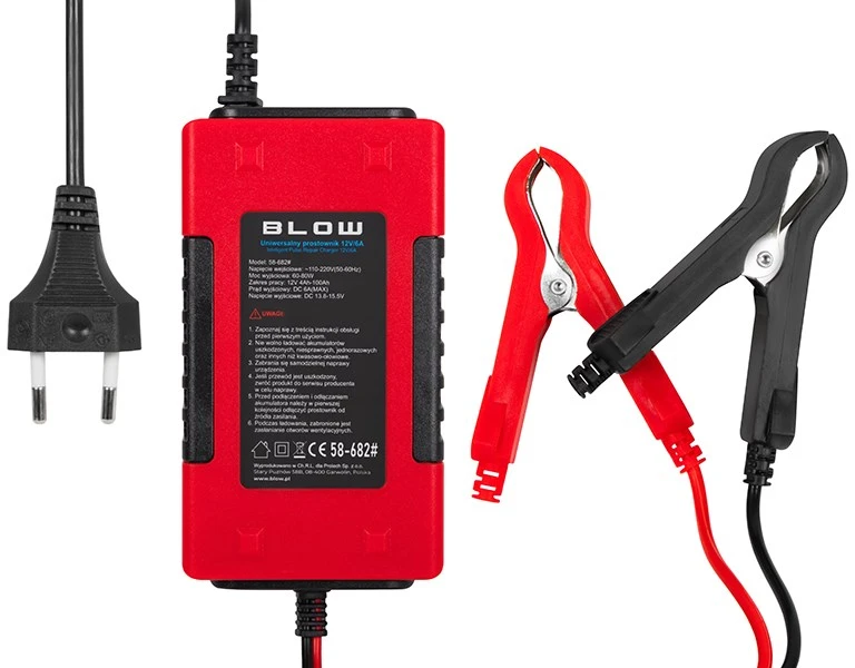 BLOW Automatic Baterija Charger 12V/6A 4-100Ah