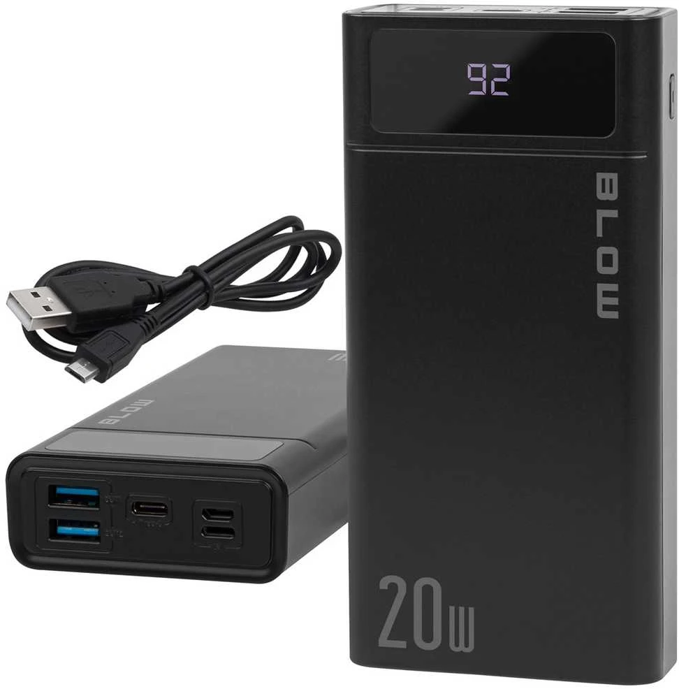 Blow Išorinė baterija 20000mAh PD PB20F JUODA