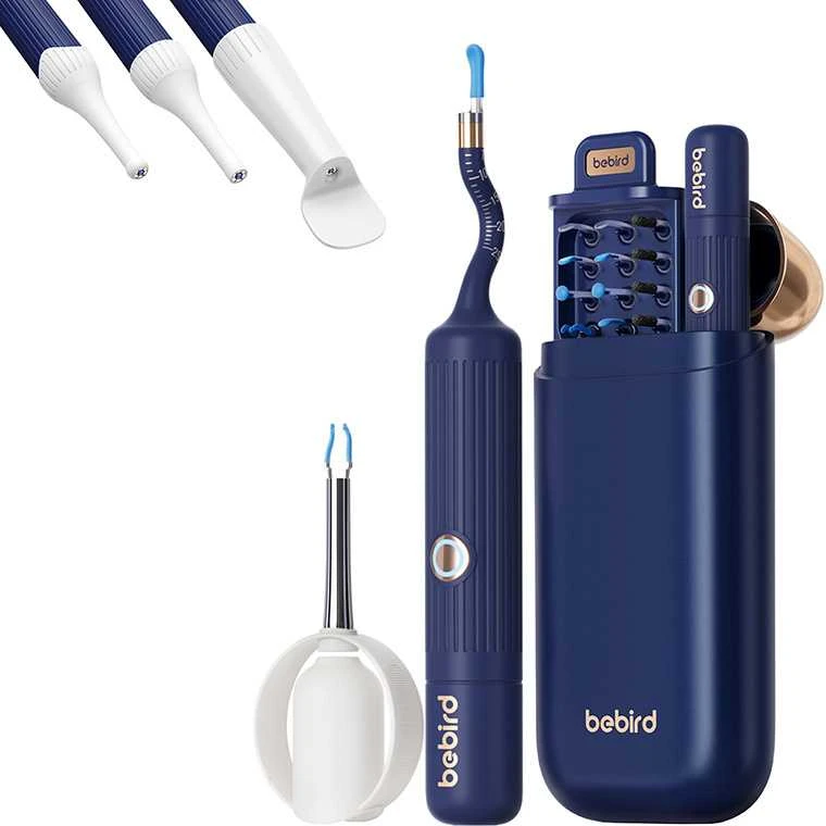 Bebird EarSight Plus otoskopas su ausų valymo kamera (mėlynas)