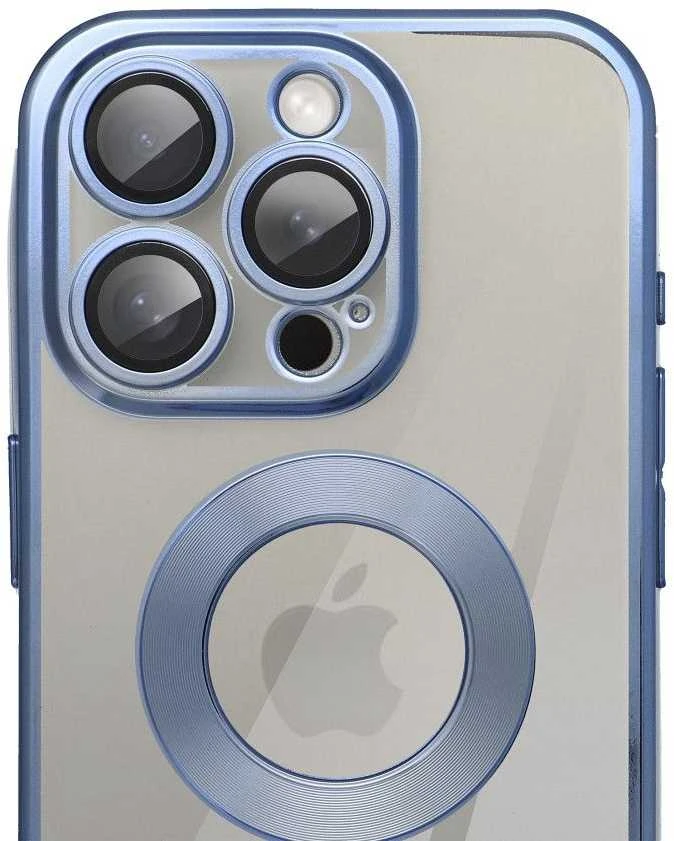 Dėklas Oem Case for iPhone 16e (SE 4 2025) / 17e Glam mėlynas