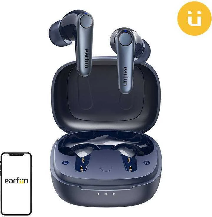 Ausinės TWS EarFun Air Pro 3 ANC - mėlynos