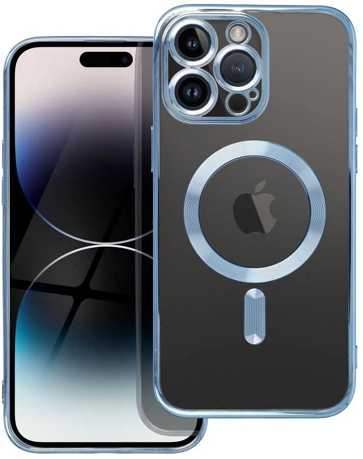 OEM dėklas, skirtas „iPhone 13 PRO“ su „Electro Mag Cover“, suderinamas su „MagSafe“ mėlynas