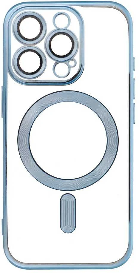 OEM dėklas, skirtas „iPhone 16 PRO“ su „Electro Mag Cover“, suderinamas su „MagSafe“ mėlynas