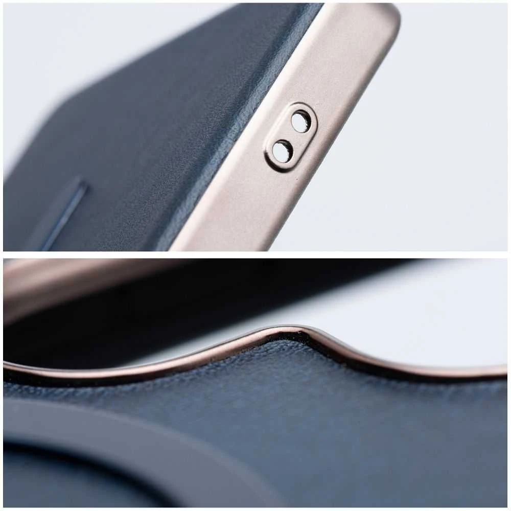 OEM dėklas, skirtas iPhone 17 AIR, Gentleman Mag Cover, suderinamas su MagSafe, tamsiai mėlynas