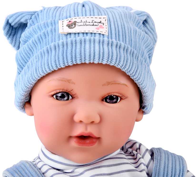 Jokomisiada Interactive BOBAS doll 46cm - in mėlynas shorts + accessories ZA5835