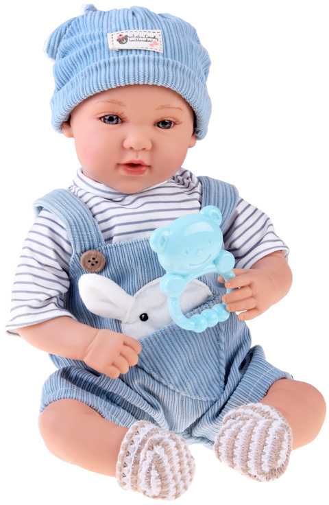 Jokomisiada Interactive BOBAS doll 46cm - in mėlynas shorts + accessories ZA5835