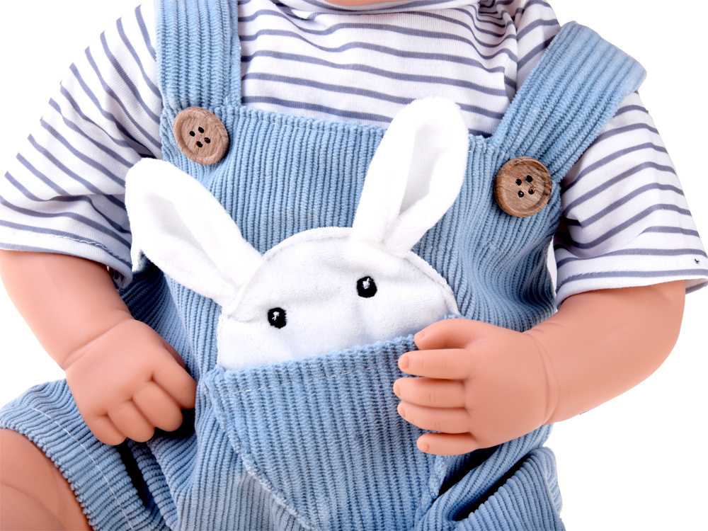 Jokomisiada Interactive BOBAS doll 46cm - in mėlynas shorts + accessories ZA5835