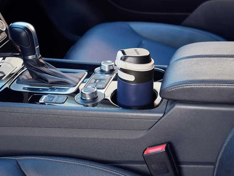 Leifheit 03247 travel mug 350 ml Juodas, Mėlyna Nerūdijantis plienas