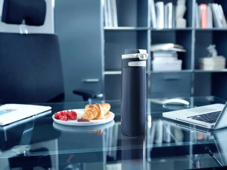 Leifheit 03275 travel mug 600 ml Juodas, Mėlyna Nerūdijantis plienas