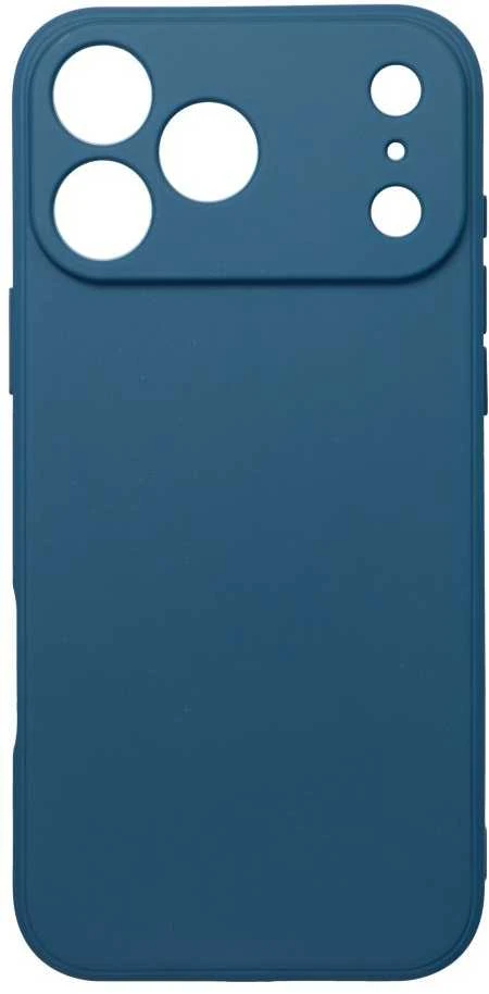 OEM dėklas, skirtas iPhone 17 Pro Max / 18 Pro Max (žemas kameros kraštas), matinis mėlynas