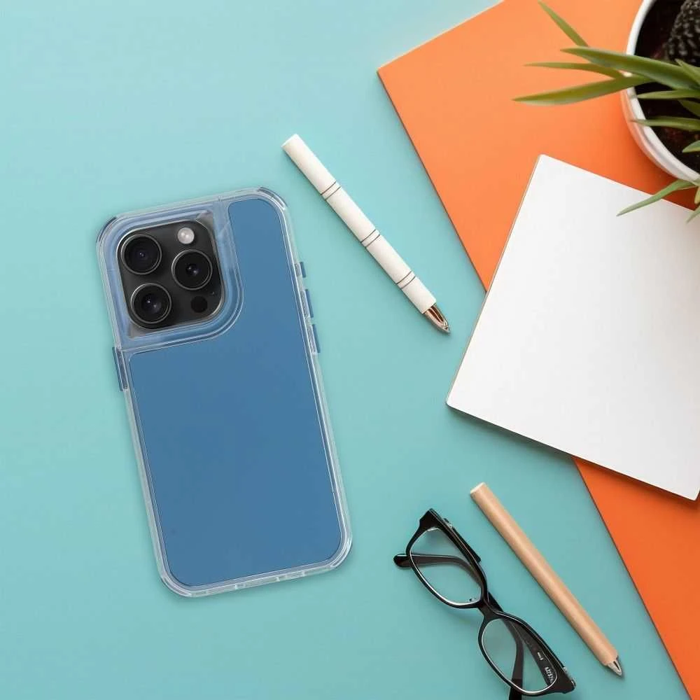 OEM dėklas, skirtas iPhone 11 Matrix mėlynas