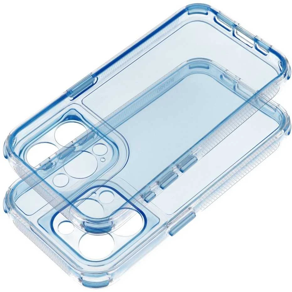 OEM dėklas, skirtas iPhone 17 AIR Matrix Clear, mėlyna
