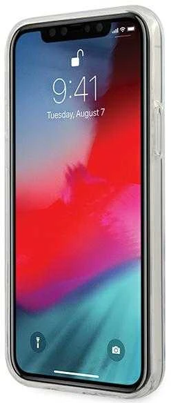 Mercedes MEHCP12LCLGBL Apple iPhone 12 Pro Max 6,7″ mėlynas kietas dėklas skaidrus Line