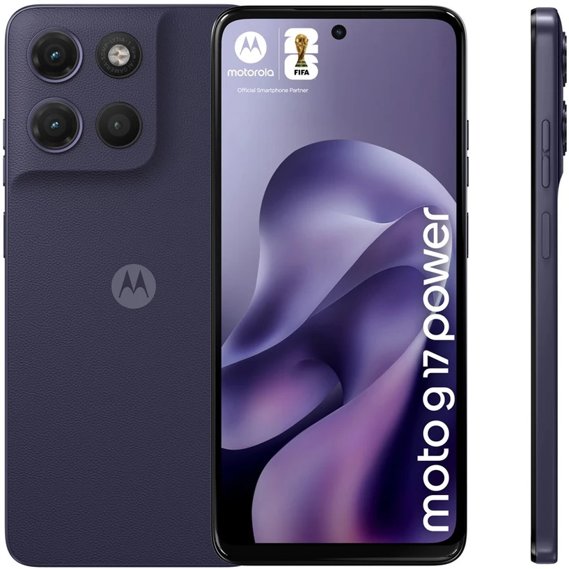 Motorola moto g17 power 17,1 cm (6,72") Hibridinis dviejų SIM kortelių „Android“ 15, USB C tipo 8 GB 256 GB 6000 mAh Violetinė