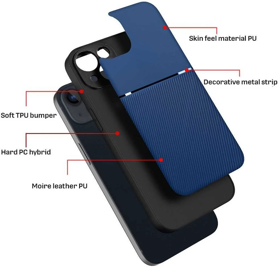Dėklas Forcell Oem Case for iPhone 16 PRO MAX Noble mėlynas