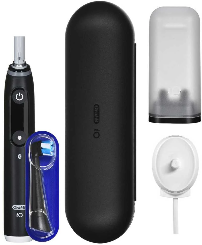 Braun iOM6.1B6.3DK Oral-B iO6 Elektrinis Dantų Šepetėlis Juodas Onyx