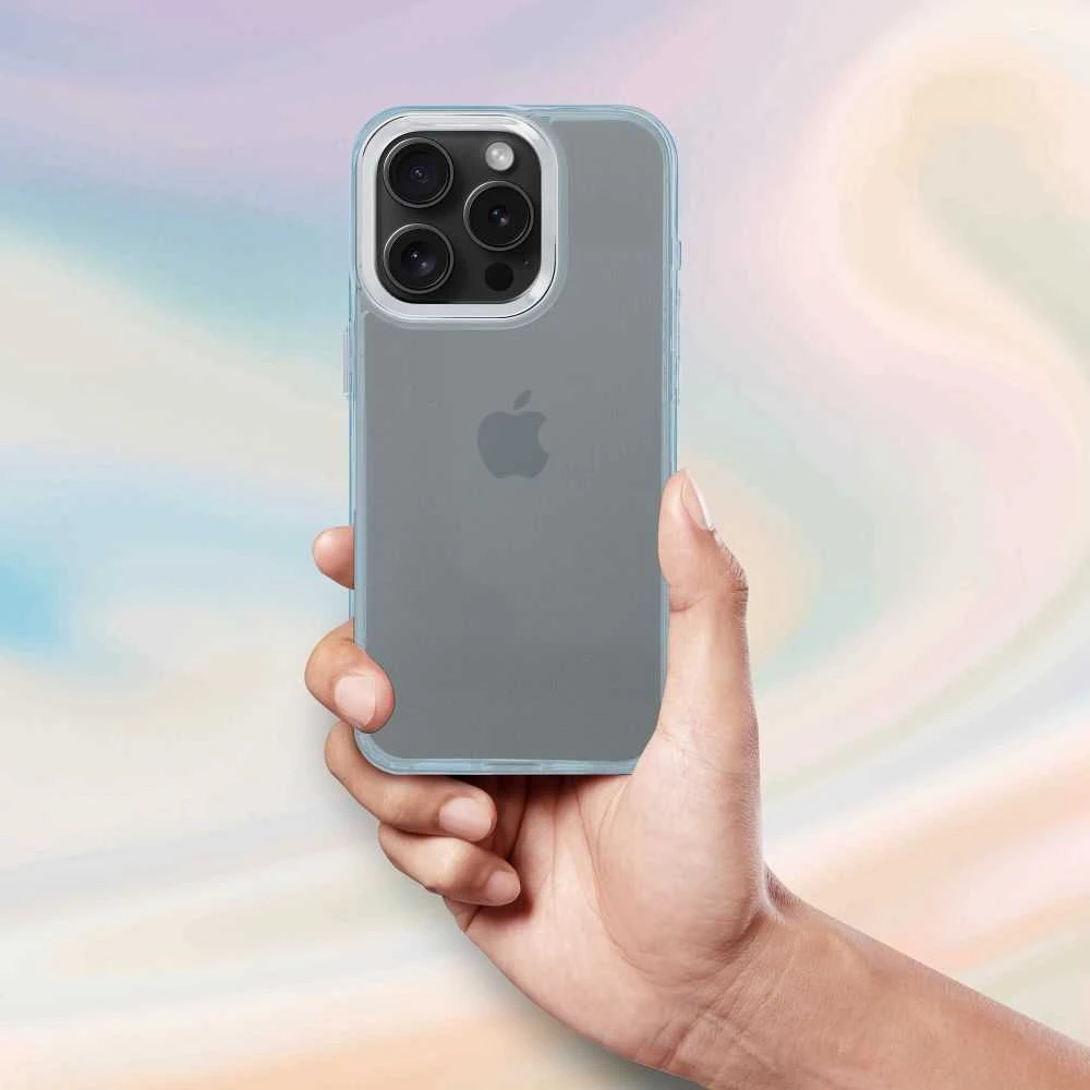 Oem dėklas, skirtas iPhone 15 PRO, Pearl šviesiai mėlynas