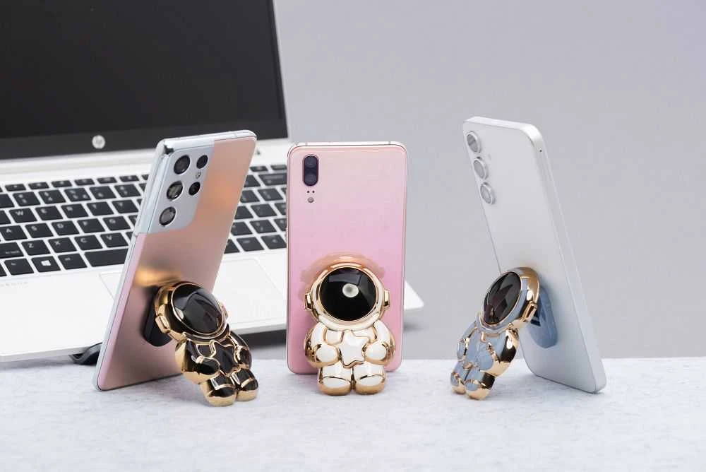 Oem Phone stand ASTRONAUT - stick-on - mėlynas