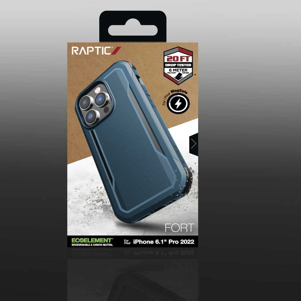 Raptic X-Doria Fort Apple iPhone 14 Pro su MagSafe armored dėklas telefonui mėlynos spalvos