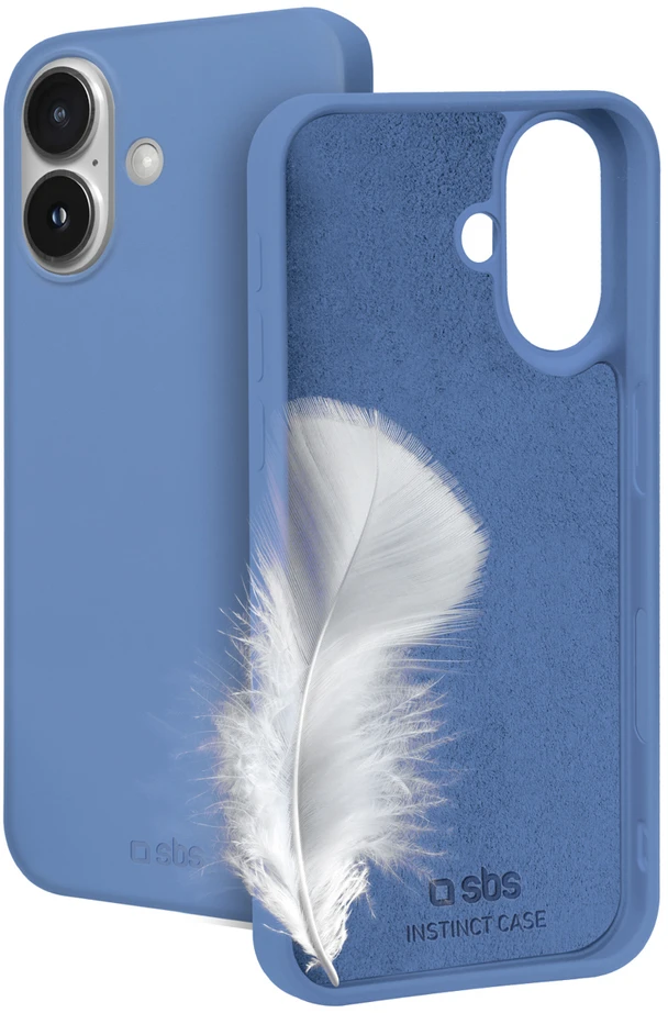 Mėlynas SBS Instinct dėklas iPhone 16 telefonui Mėlyna