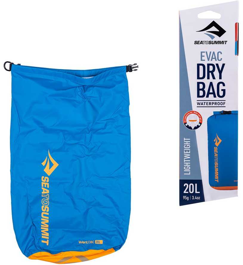 Mėlyna SEA TO SUMMIT Evac 20 L Turkish tile waterproof bag mėlynas