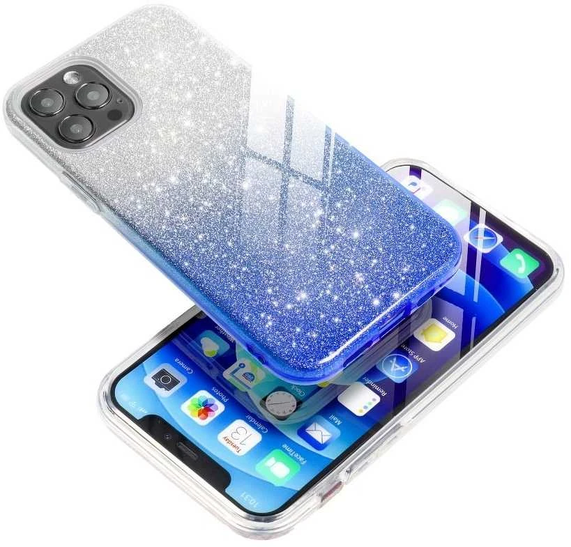 Forcell Originalus iPhone 7 PLUS / 8 PLUS dėklas, blizgus permatomas mėlynas