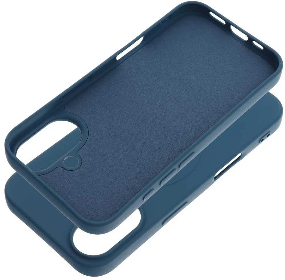 Oem Dėklas Silicone Mag Cover (big hole) (MagSafe) skirtas iPhone 16 mėlynas