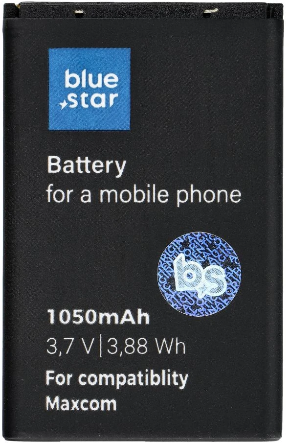 BlueStar „Blue Star“ baterija Mėlyna Starfor Maxcom MM820 MM440 MM105 MM570 MM461 MM462 MM432