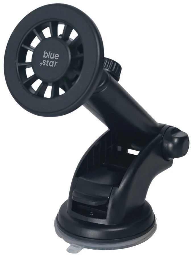 BlueStar „Blue Star Long Arm“ automobilio laikiklis priekiniam stiklui (18–23 cm), suderinamas su „MagSafe“ juodu automobilio laikikliu priekiniam stiklui.