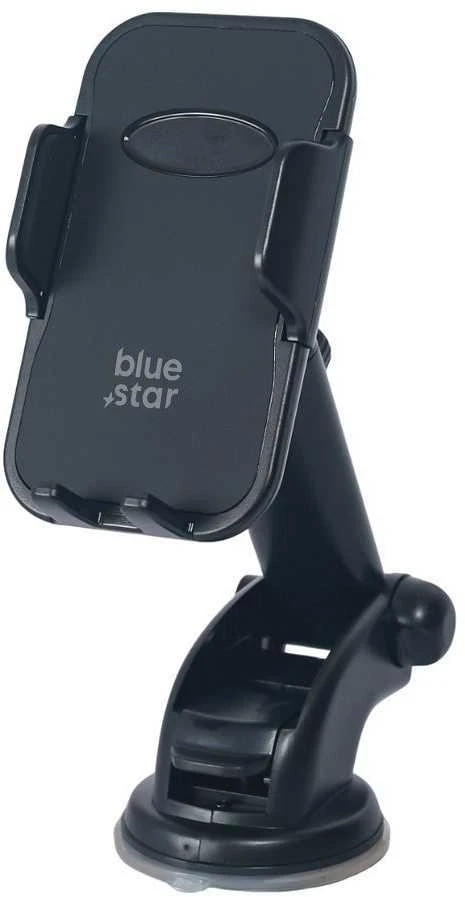 BlueStar „Blue Star“ Mėlynas STAR Slide Mount Classic (18–23 cm) automobilio laikiklis priekiniam stiklui, juodas
