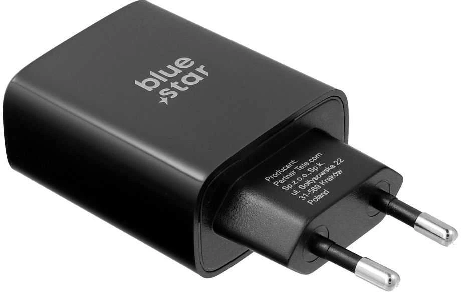 BlueStar Telefono įkroviklis Blue Star USB C QC4.0 PD 3A 35W TFB-TC-35WPD juodas