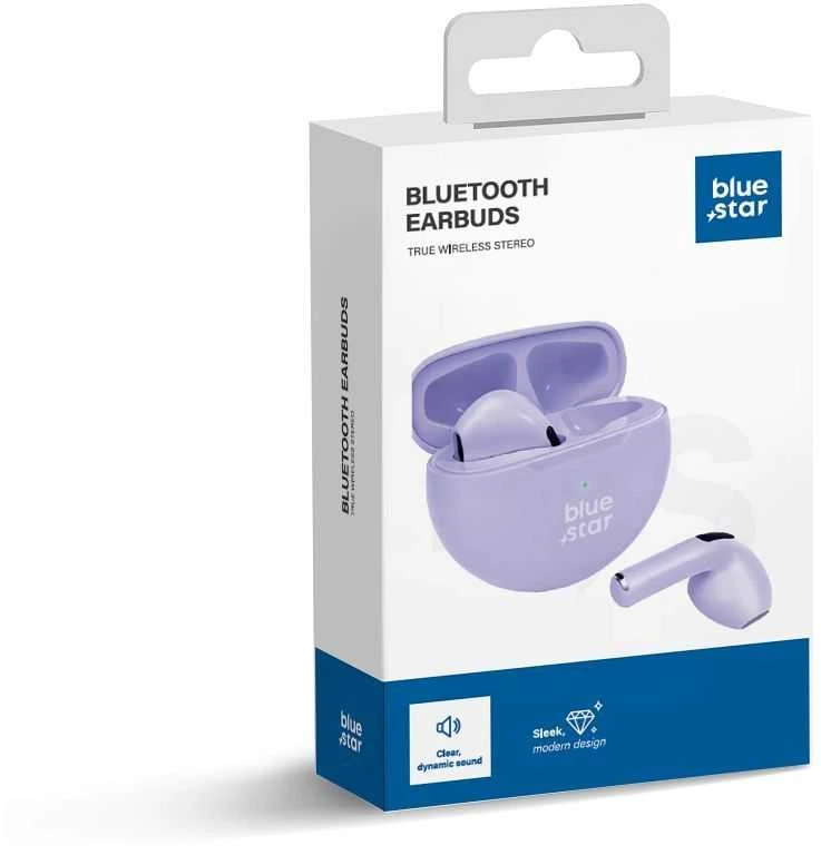 BlueStar Blue Star belaidės ausinės Mėlynas STAR Circle Beat TX3 TWS levandų spalvos