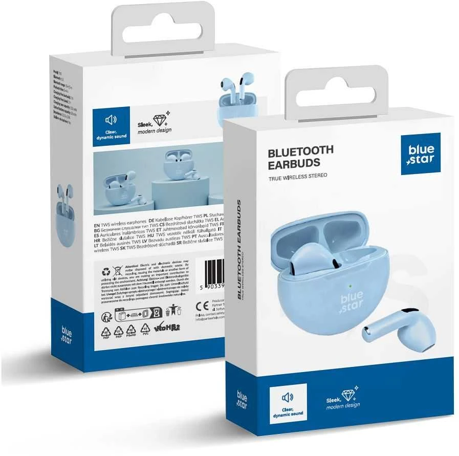 BlueStar Blue Star Wireless earbuds Mėlynas STAR Circle Beat TX3 TWS mėlynas