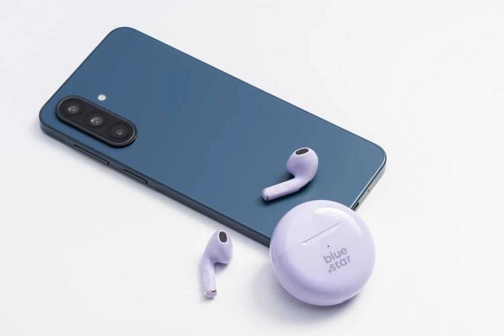 BlueStar Blue Star belaidės ausinės Mėlynas STAR Circle Beat TX3 TWS levandų spalvos