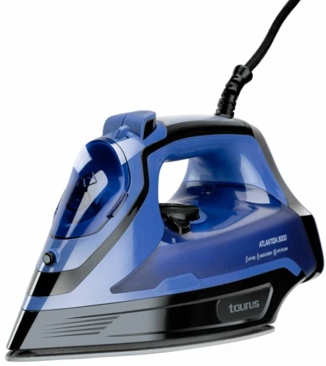 Garų Lygintuvas - Taurus 3000 W, Keraminis Padas, Juoda/Mėlyna