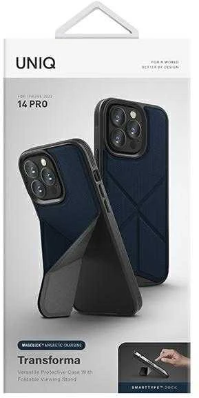 UNIQ Transforma Dėklas Apple iPhone 14 Pro 6,1″ Magclick Charging electric mėlynas