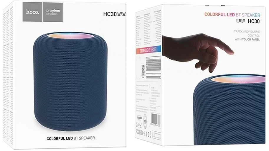 Belaidė kolonėlė LED 5W 3h Hoco HC30 mėlynas