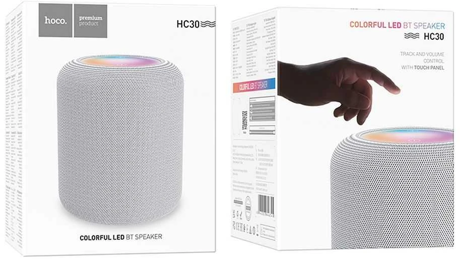 Belaidė kolonėlė LED 5W 3h Hoco HC30 pilka