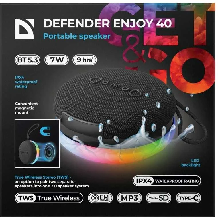 BLUETOOTH SPEAKER DEFENDER ENJOY 40 7W